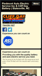 Mobile Screenshot of cliffdaybattery.com